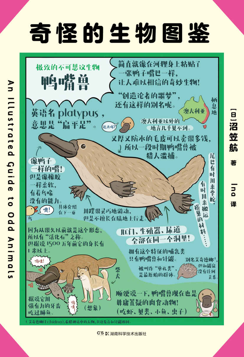 奇怪的生物图鉴【风靡日韩，日文版上市仅1个月加印4次！销量突破100000册日本亚马逊高分评价，日韩话题性科普绘本，40种生物，上百个冷知识：没有头的鸡竟可以活一年，大猩猩其实内心脆弱敏感，章鱼有辨识人脸的能力……这也太奇葩了吧！】浦睿文化出品 - Zh-Library